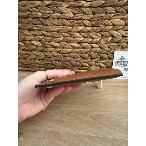 NWT! Kate Spade Kayla Large Slim Cardholder in Warm Gingerbread - Picture 10 of 14